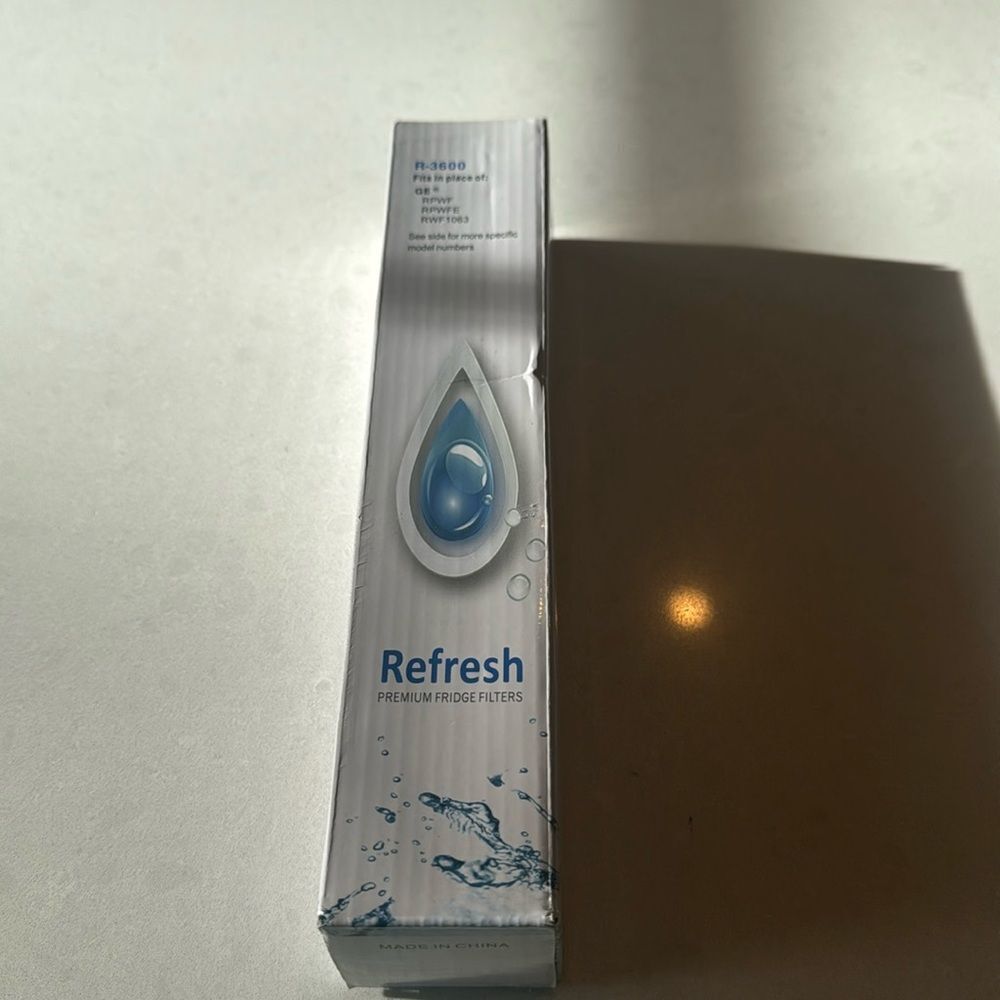 Refresh premium fridge filter R-3600. New in box